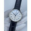 (준비완료/특급배송)NO.2535/ZF공장 V3 IWC IW3716 포루트기저 화이트다이얼 블루핸즈 가죽